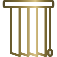 Vertical blinds icon