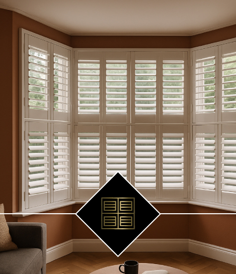 Tier-on-tier shutters with independently opening top and bottom panels for flexible privacy and daylight
