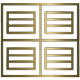 Tier-on-tier shutters icon