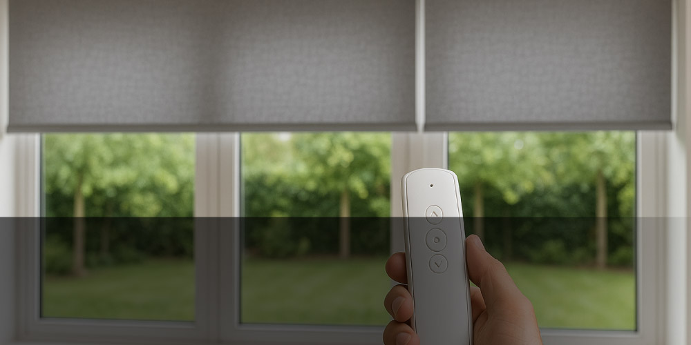 Motorised remote control blinds with smart home integration by A Touch of Class