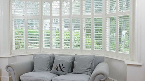 Installation of Bay Window Shutters Essex by A Touch Of Class